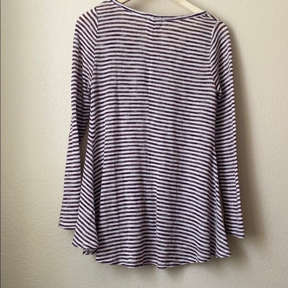 Hippie Rose Knit Striped Purple & White Medium - Picture 5 of 5